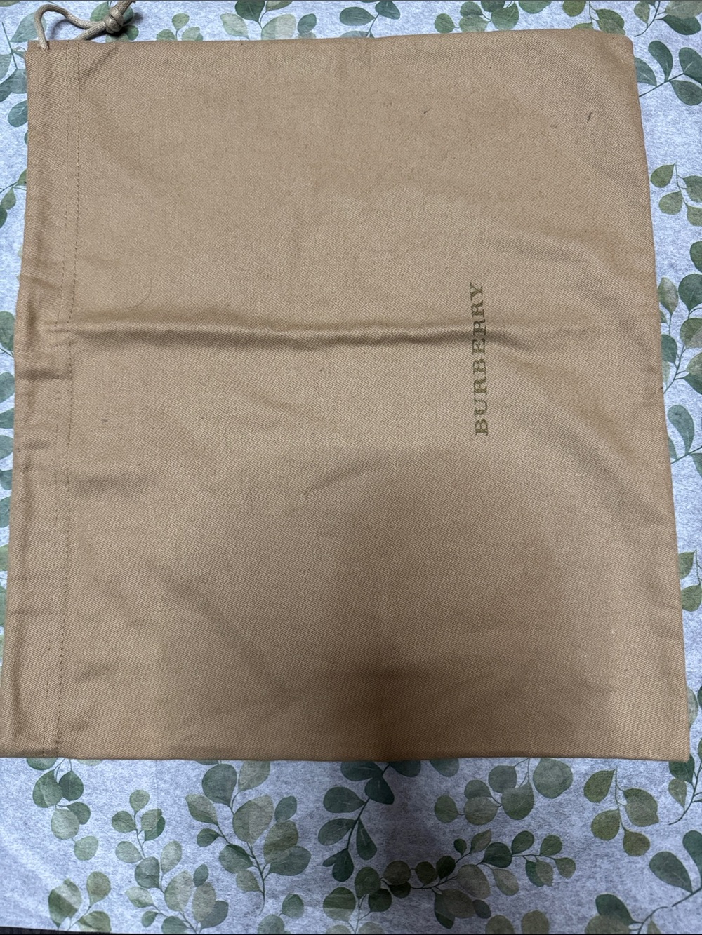 Burberry Tan Dust Bag